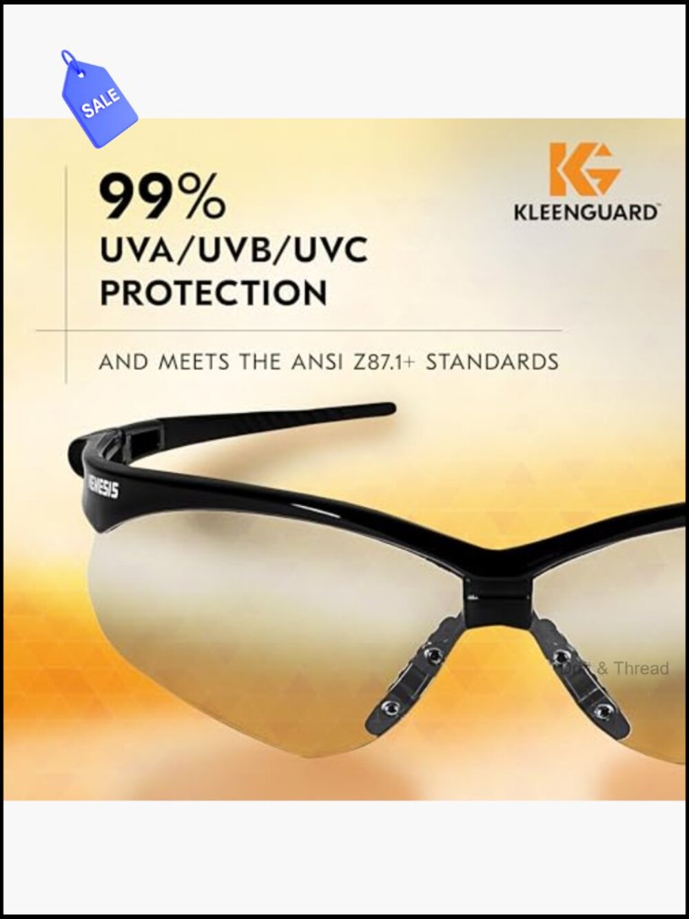12 Pairs Safety Glasses Polycarbonate Lens PPE Work - Picture 6 of 6